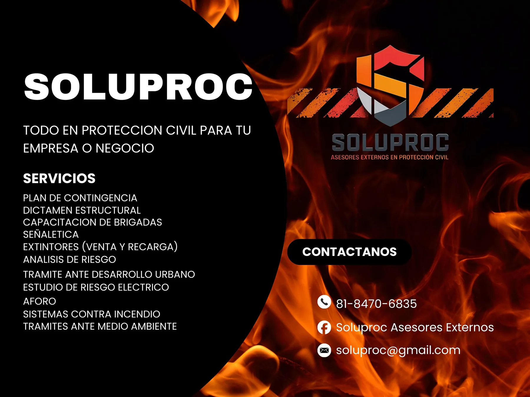 Servicios SOLUPROC Protección Civil